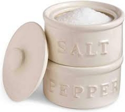 Stacked Salt & Pepper Cellar